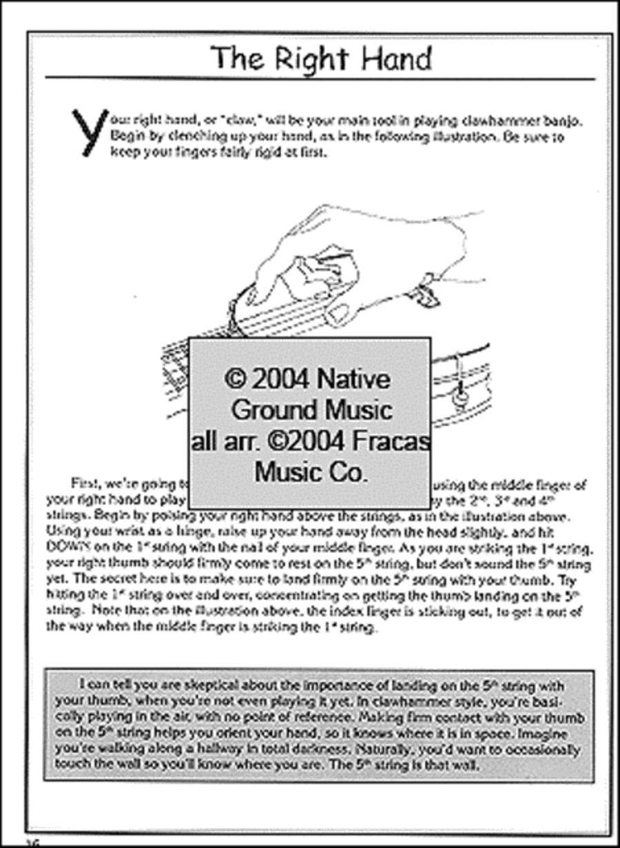 Clawhammer banjo for shop the complete ignoramus
