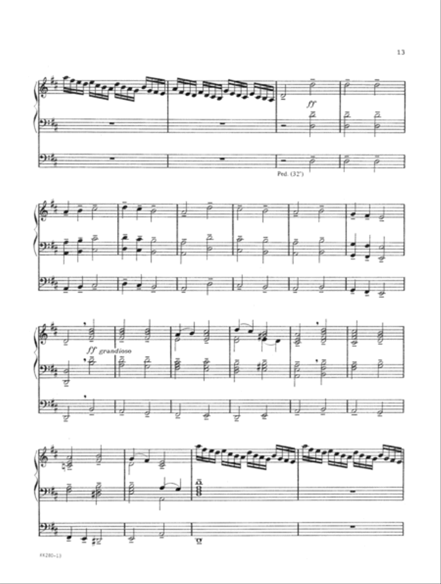 Gordon Young Organ Album Organ Solo scores gallery preview page 5
