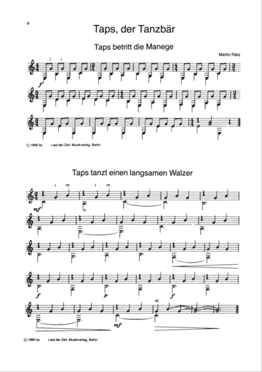 Der kleine Musikant Guitar scores gallery preview page 5