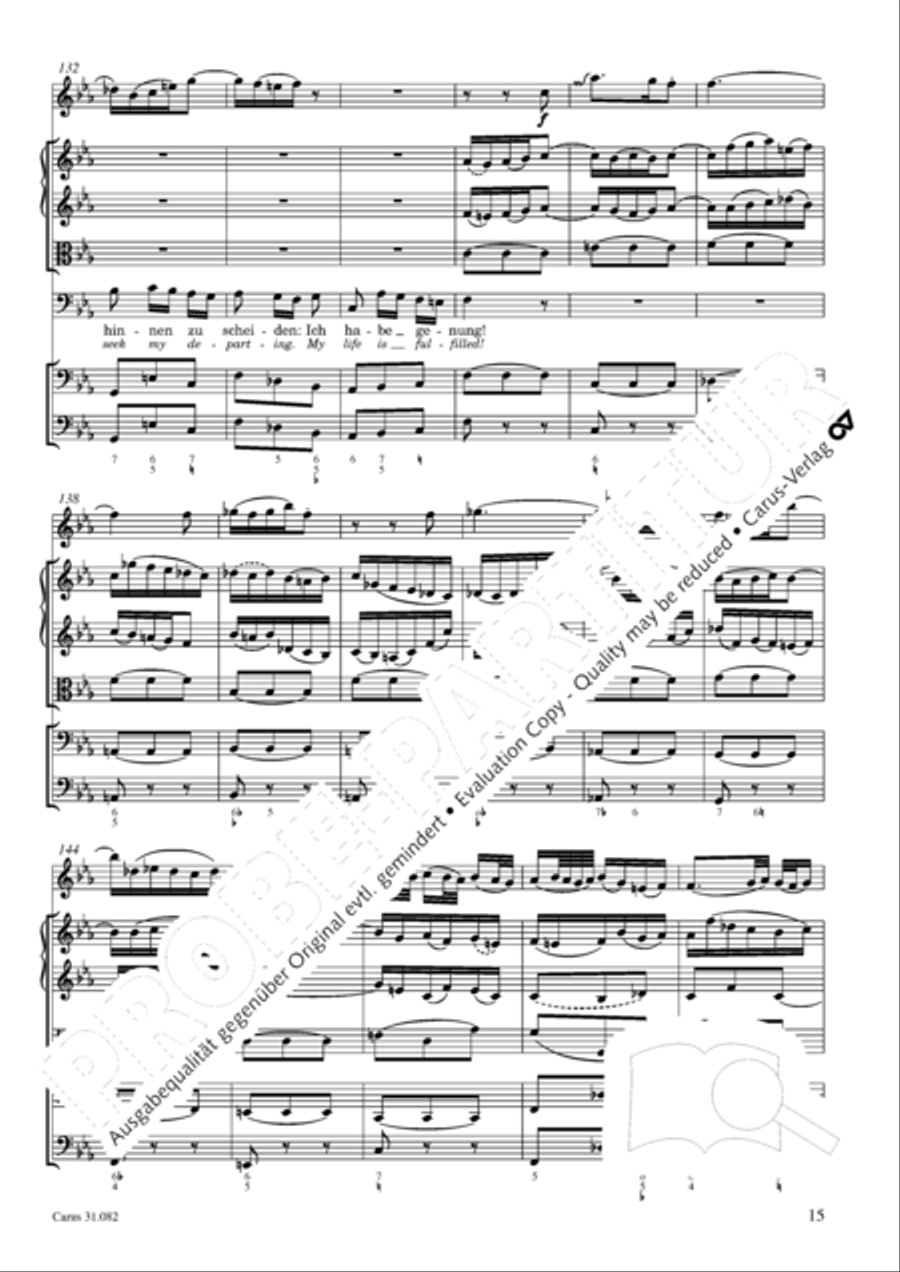 I have enough (Ich habe genung) Mezzo-Soprano Voice scores gallery preview page 16