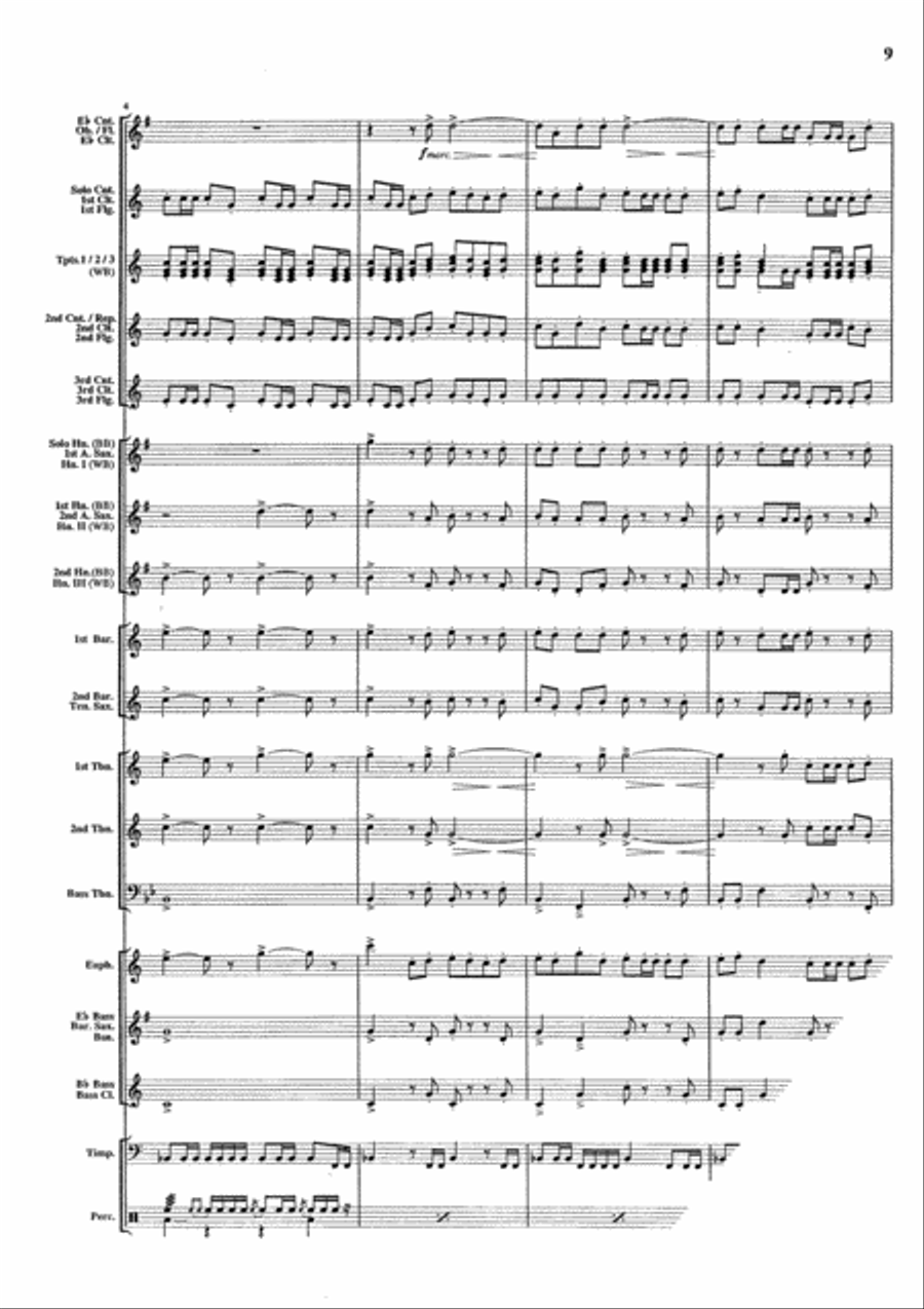 Chorale / Sinfonia & Gavotte 4-Part scores gallery preview page 8