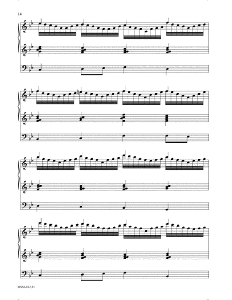 Partita on Winchester New Organ scores gallery preview page 8