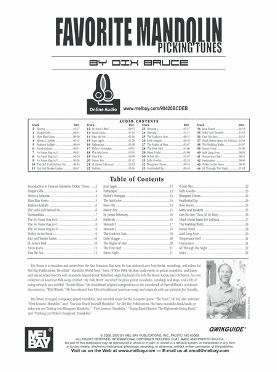 Favorite Mandolin Picking Tunes Mandolin scores gallery preview page 2