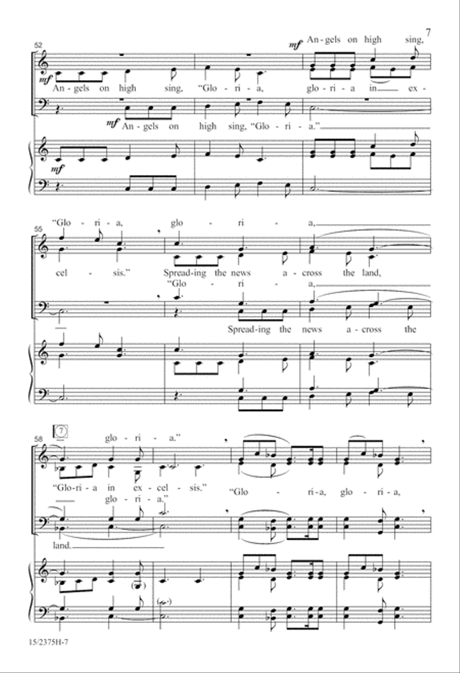 And the Angels Sang And the Angels Sang 4-Part scores gallery preview page 8