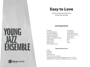 Book cover for Easy to Love: Score