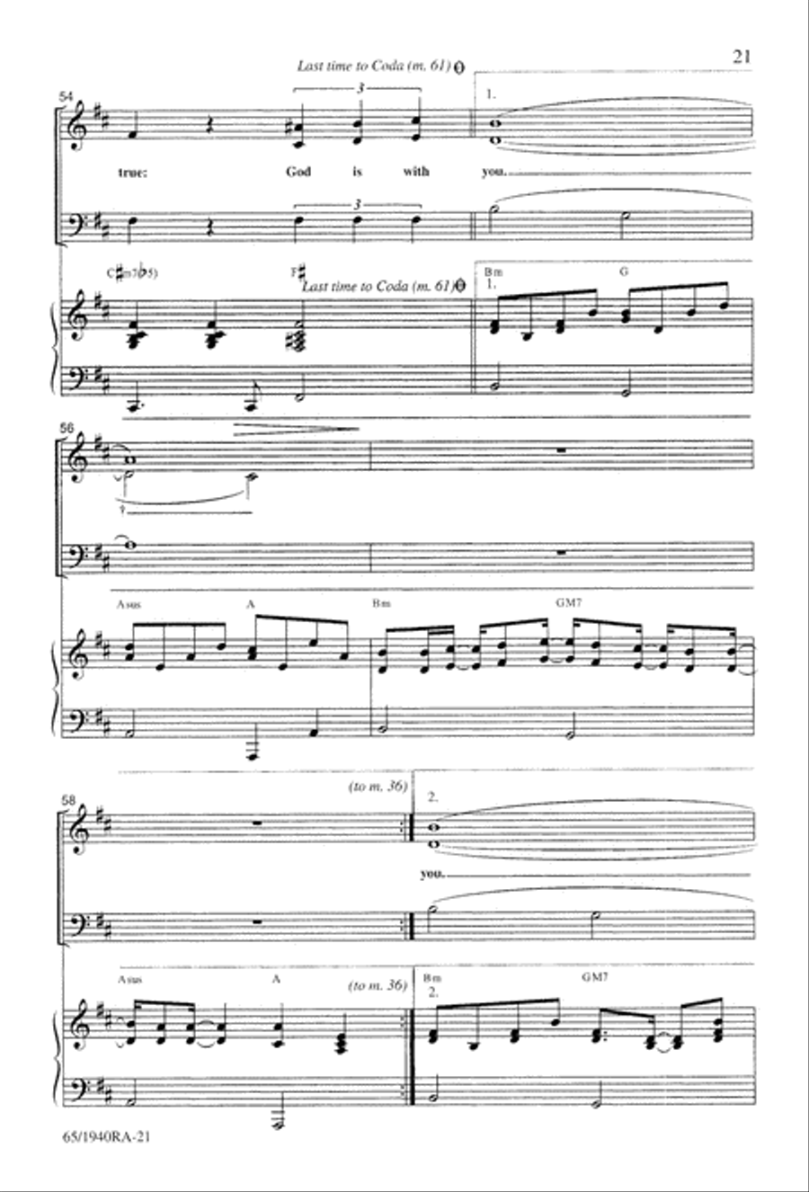 We Will Know Peace 3-Part scores gallery preview page 23