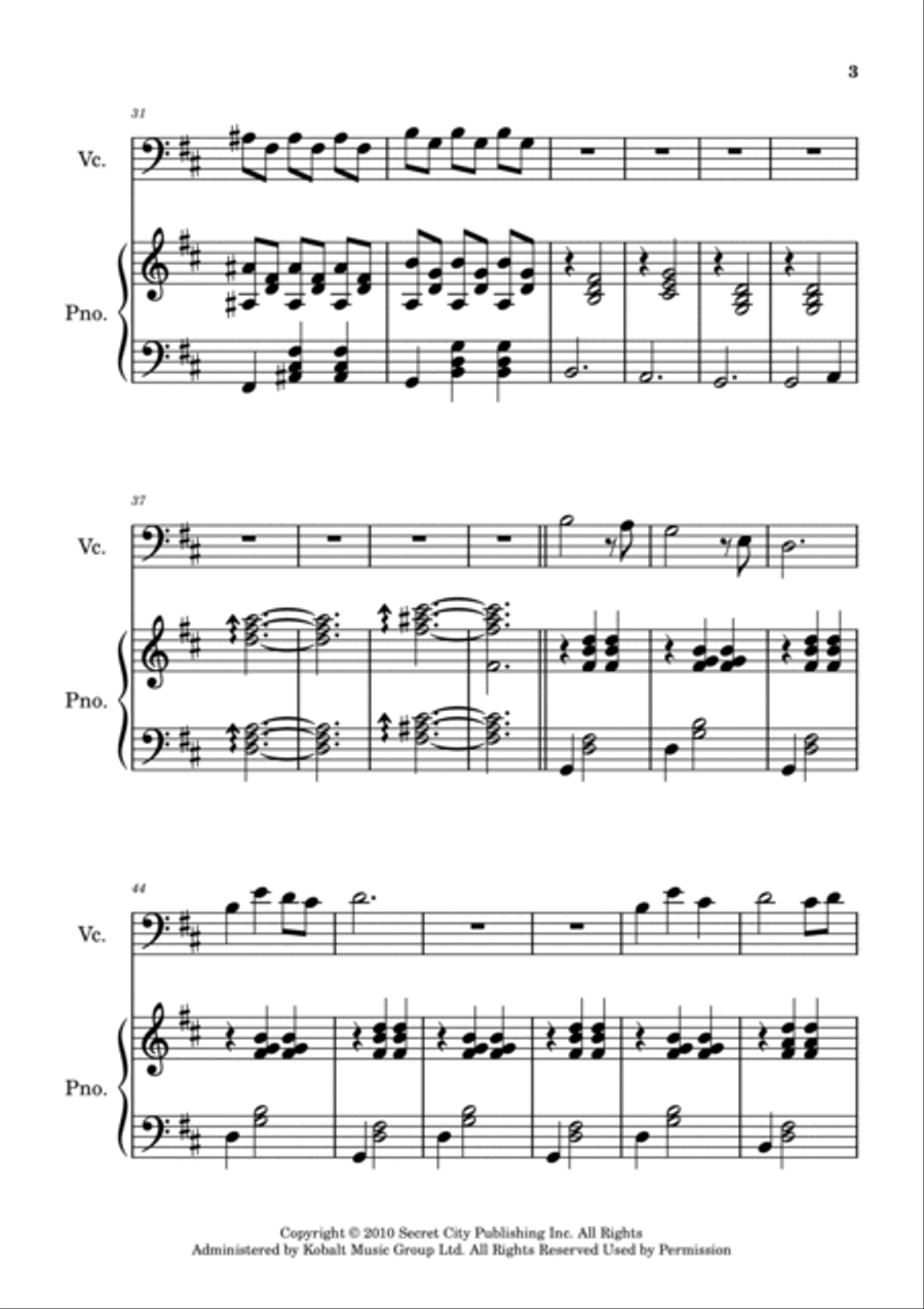 Je Te Laisserai Des Mots Piano scores gallery preview page 3