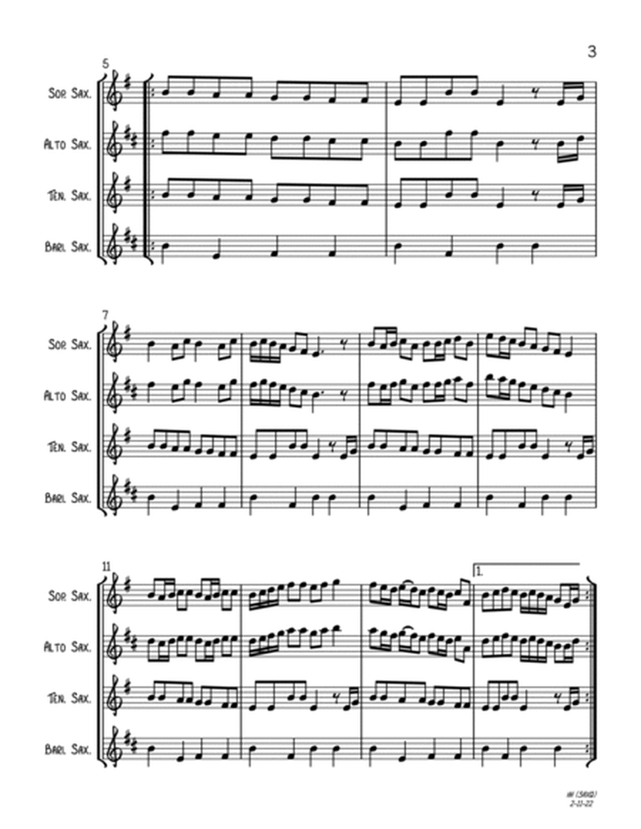 Hanerot Halalu (SATB Sax Quartet) image number null
