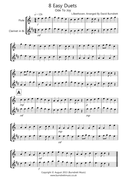 8 Duets for Flute And Clarinet image number null