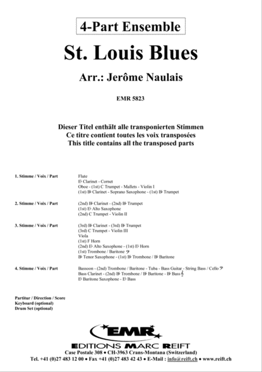 St. Louis Blues Concert Band scores gallery preview page 2