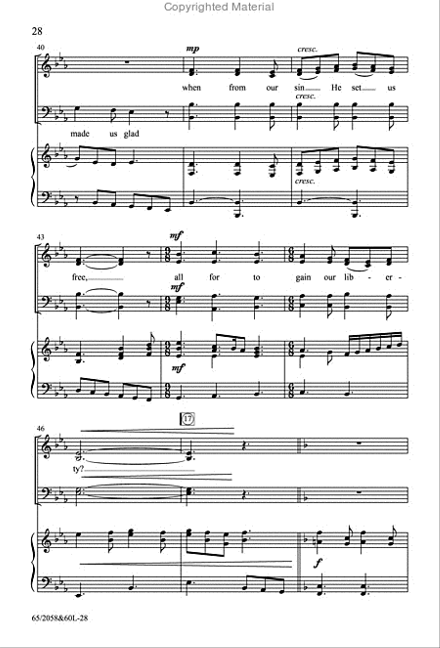 The Christmas Story - SATB Score with Performance CD 4-Part scores gallery preview page 18