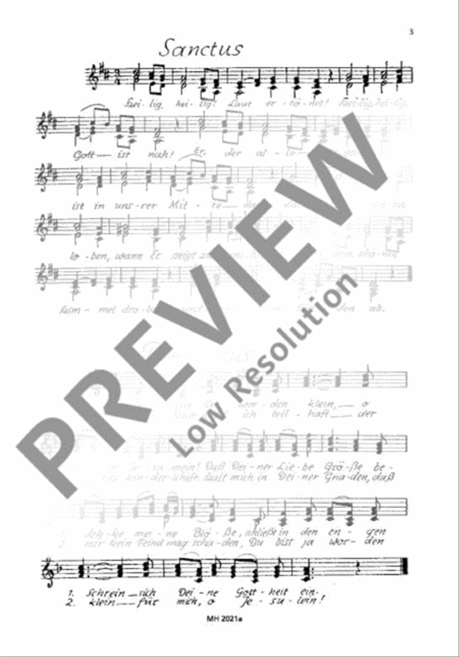 Deutsche Bauernmesse Deutsche Bauernmesse Choir scores gallery preview page 4