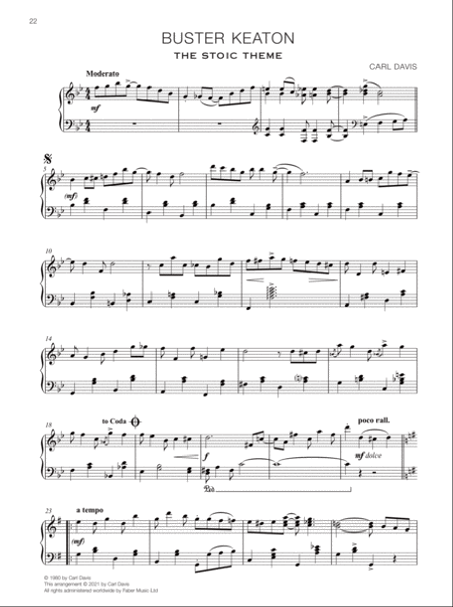 Carl Davis -- The Piano Collection Piano Solo scores gallery preview page 3