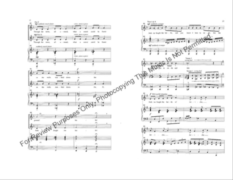 Joshua 2-Part scores gallery preview page 7