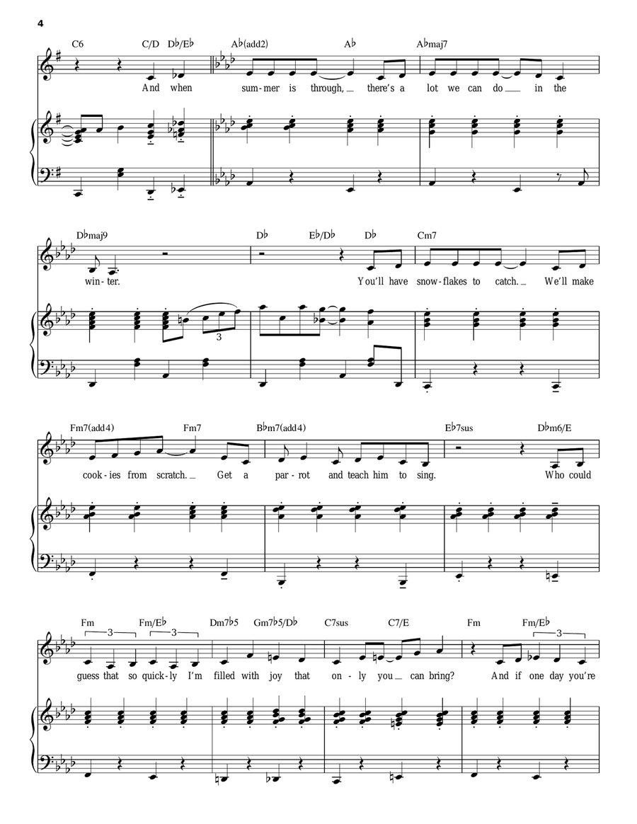 I Get To Show You The Ocean Piano, Vocal scores gallery preview page 4