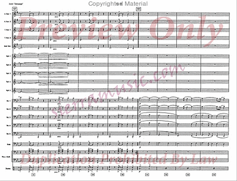 Decoupage Jazz Ensemble scores gallery preview page 19
