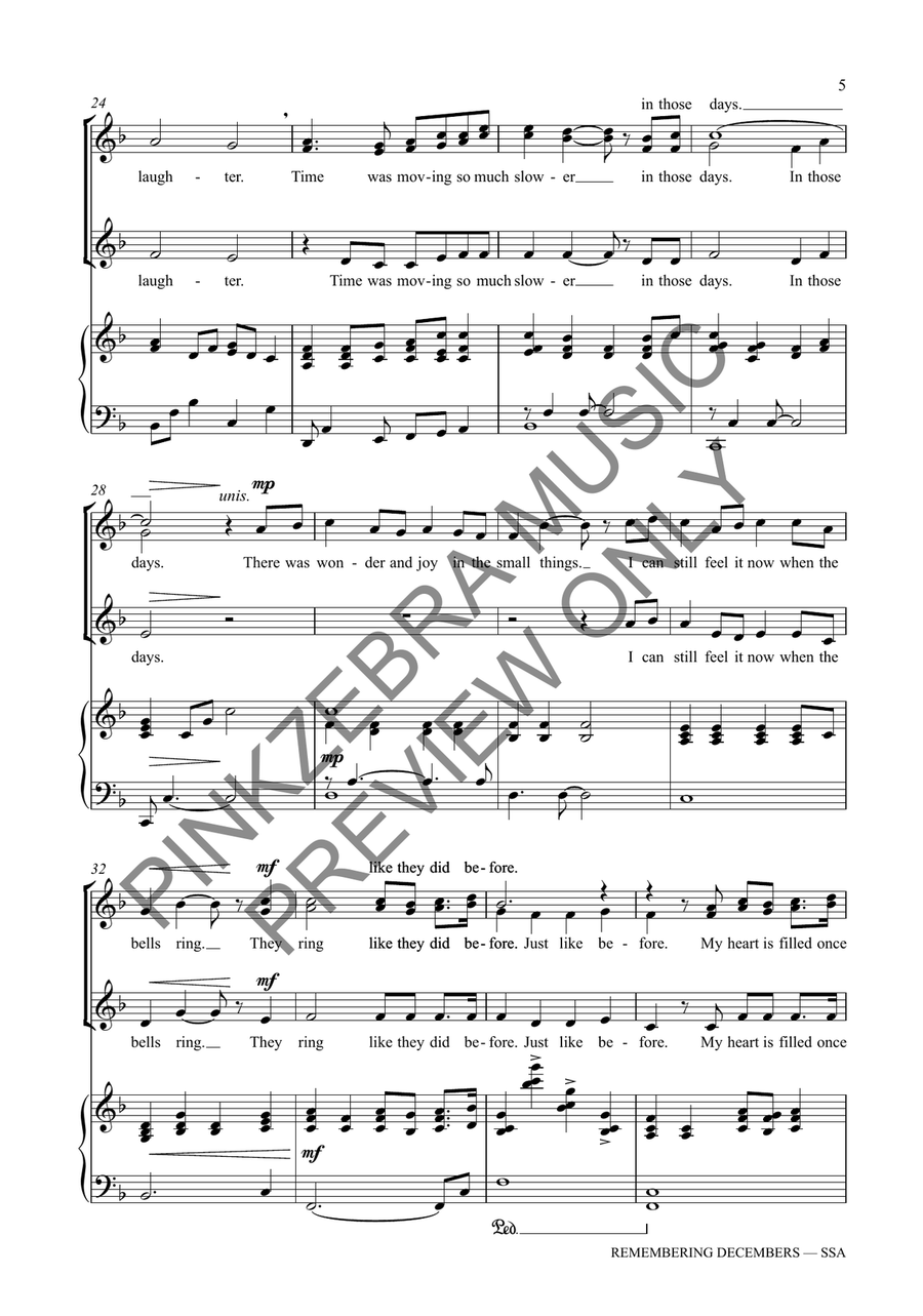 Remembering Decembers (SSA) SSA scores gallery preview page 6