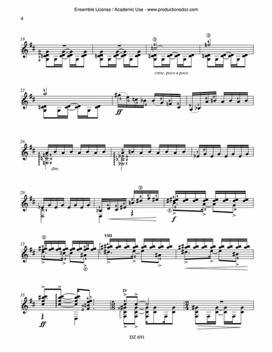 Midnight Train Midnight Train Classical Guitar scores gallery preview page 4