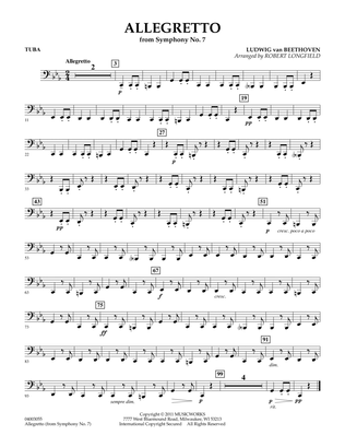 Allegretto (from Symphony No. 7) - Tuba
