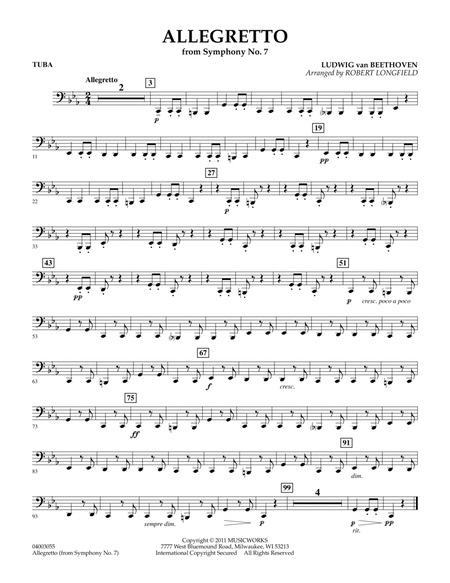 Allegretto (from Symphony No. 7) - Tuba