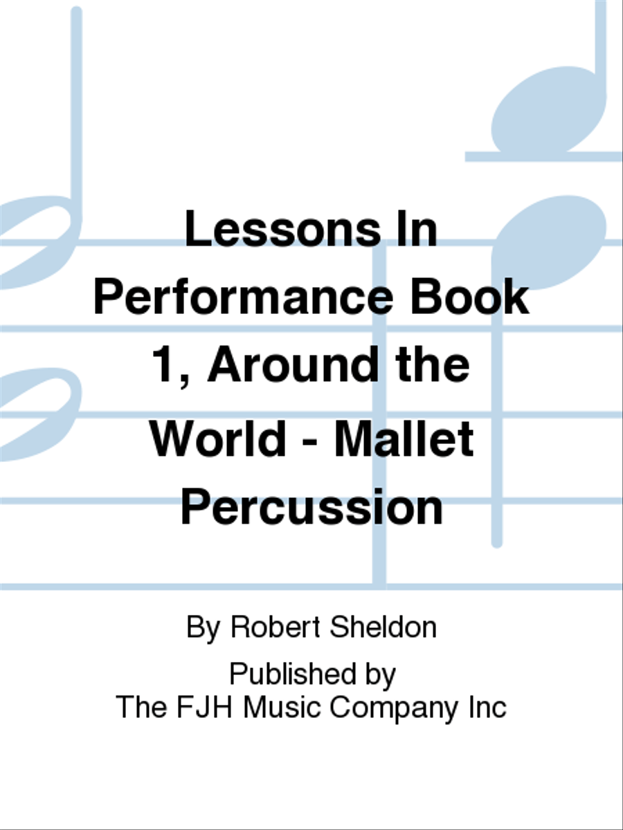 Lessons In Performance Book 1, Around the World - Mallet Percussion Concert Band scores gallery preview page 1