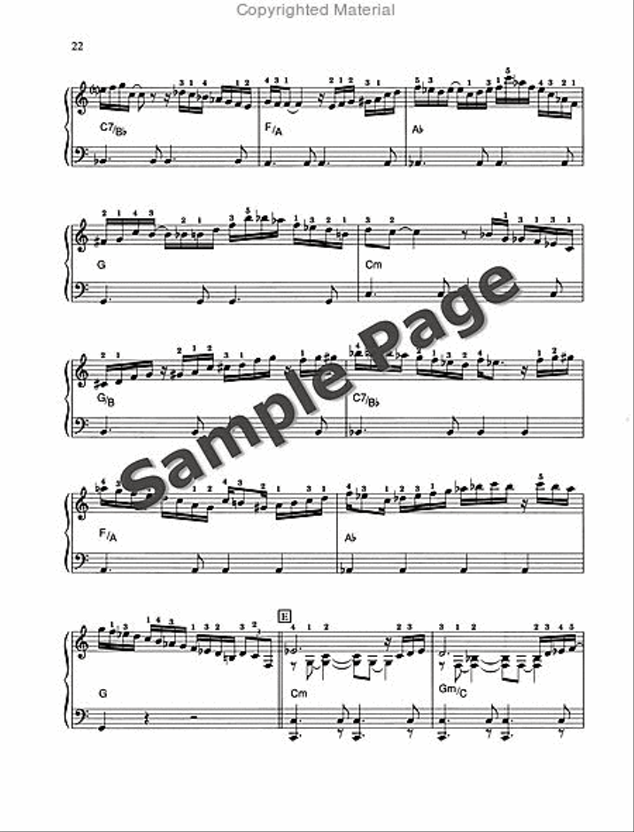 Keyboard On Stage Piano/cassette Piano scores gallery preview page 23