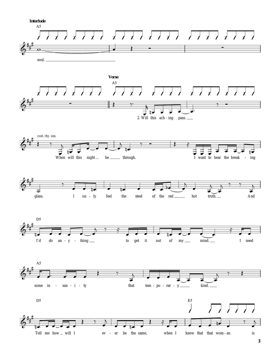Bring Me Some Water Bring Me Some Water Acoustic Guitar scores gallery preview page 3