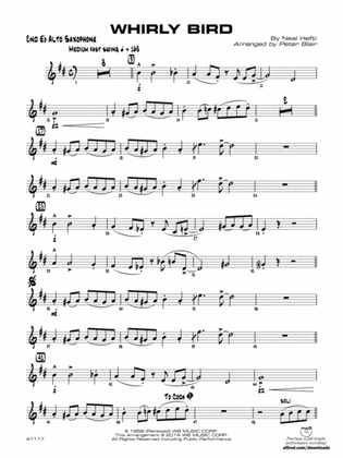 Whirly Bird: 2nd E-flat Alto Saxophone