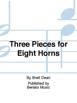 Book cover for Three Pieces for Eight Horns