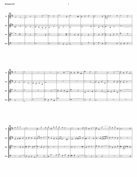Fantasia #2 For 4 Viols - for Wind Quartet image number null