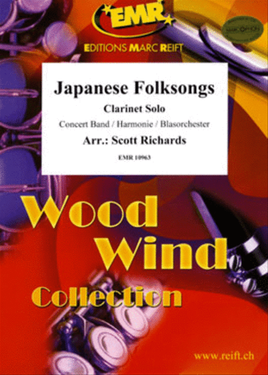 Japanese Folksongs Concert Band scores gallery preview page 1
