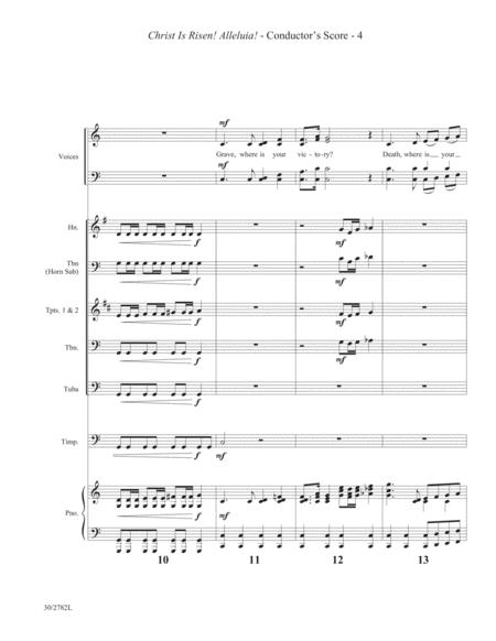 Christ Is Risen! Alleluia! - Brass and Timpani Score and Parts