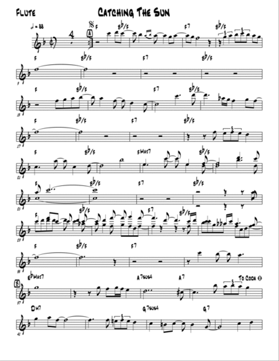 Catching The Sun Jazz Ensemble scores gallery preview page 5