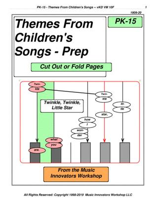 PK-15 - Themes From Children's Songs - Prep