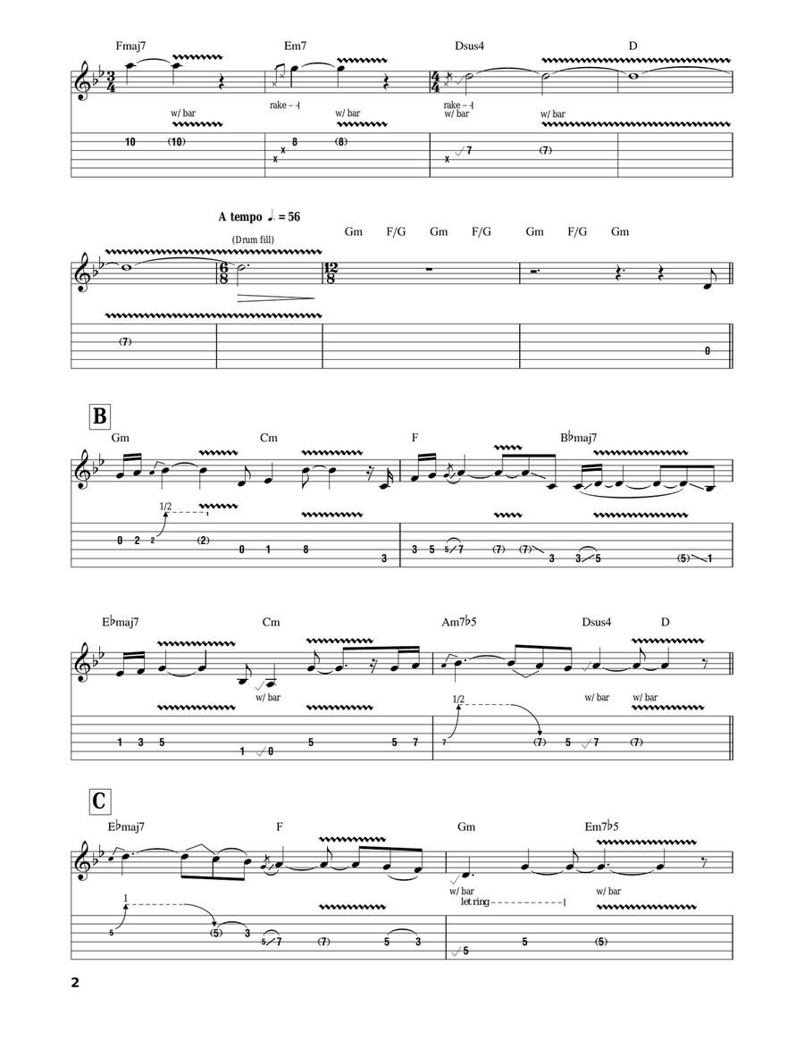 The Loner Acoustic Guitar scores gallery preview page 2