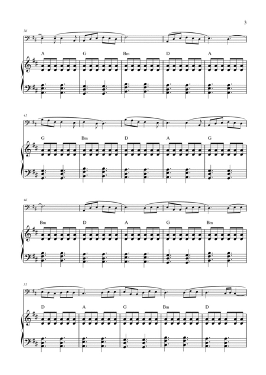 Dandelions Dandelions Piano scores gallery preview page 3