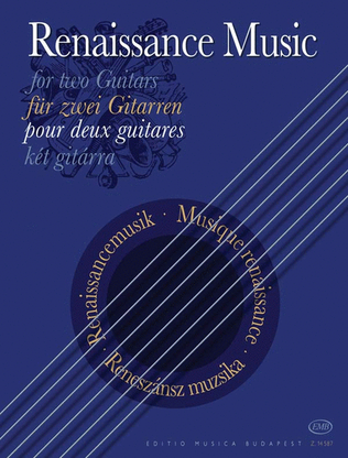 Book cover for Renaissancemusik für zwei Gitarren