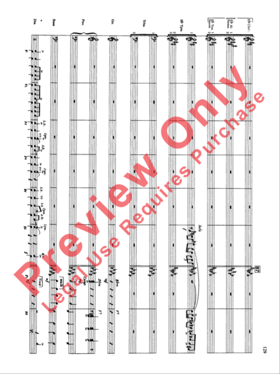 Original Big Band Sounds Big Band scores gallery preview page 130