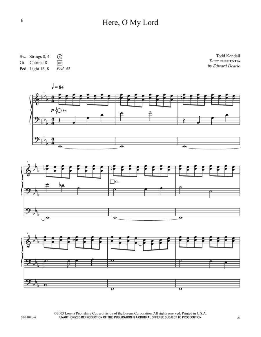 Here at Your Table, Lord (Digital Download) Communion scores gallery preview page 4
