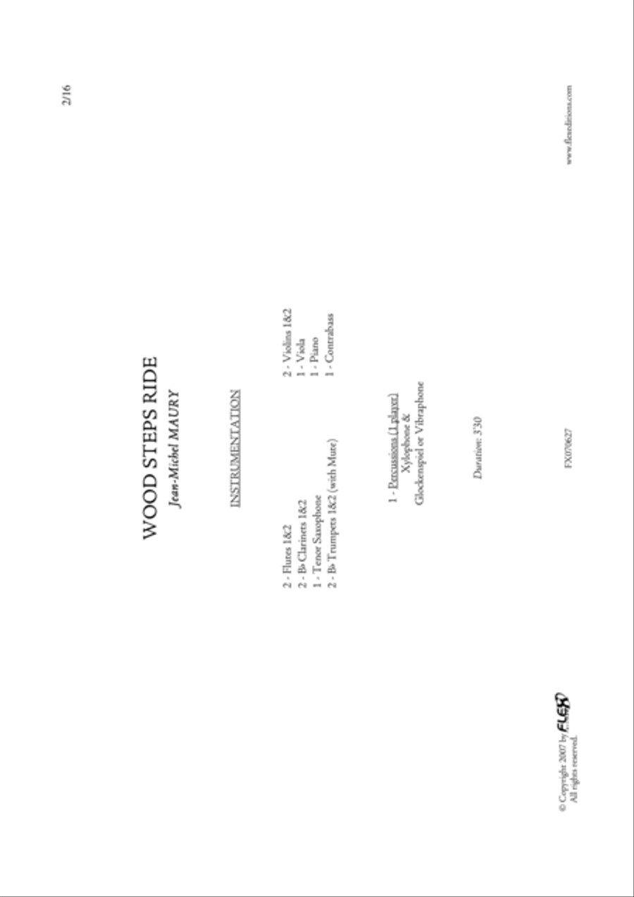 Wood Steps Ride Wood Steps Ride Clarinet scores gallery preview page 2