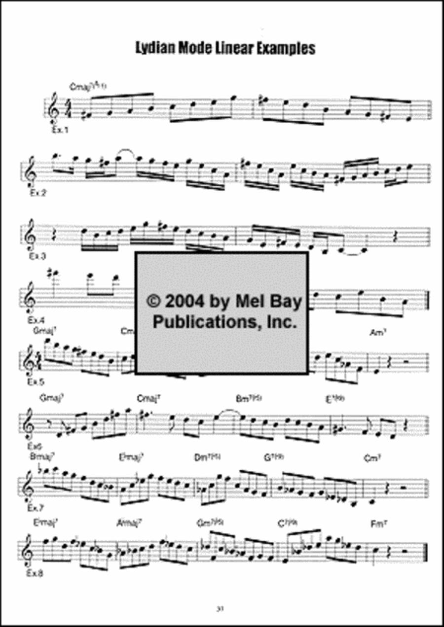 Scale & Arpeggio Studies for Guitar with Linear Examples Classical Guitar scores gallery preview page 4