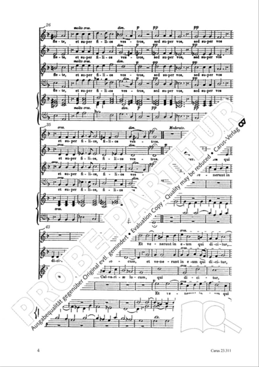 Les sept paroles du Christ sur la croix 4-Part scores gallery preview page 5