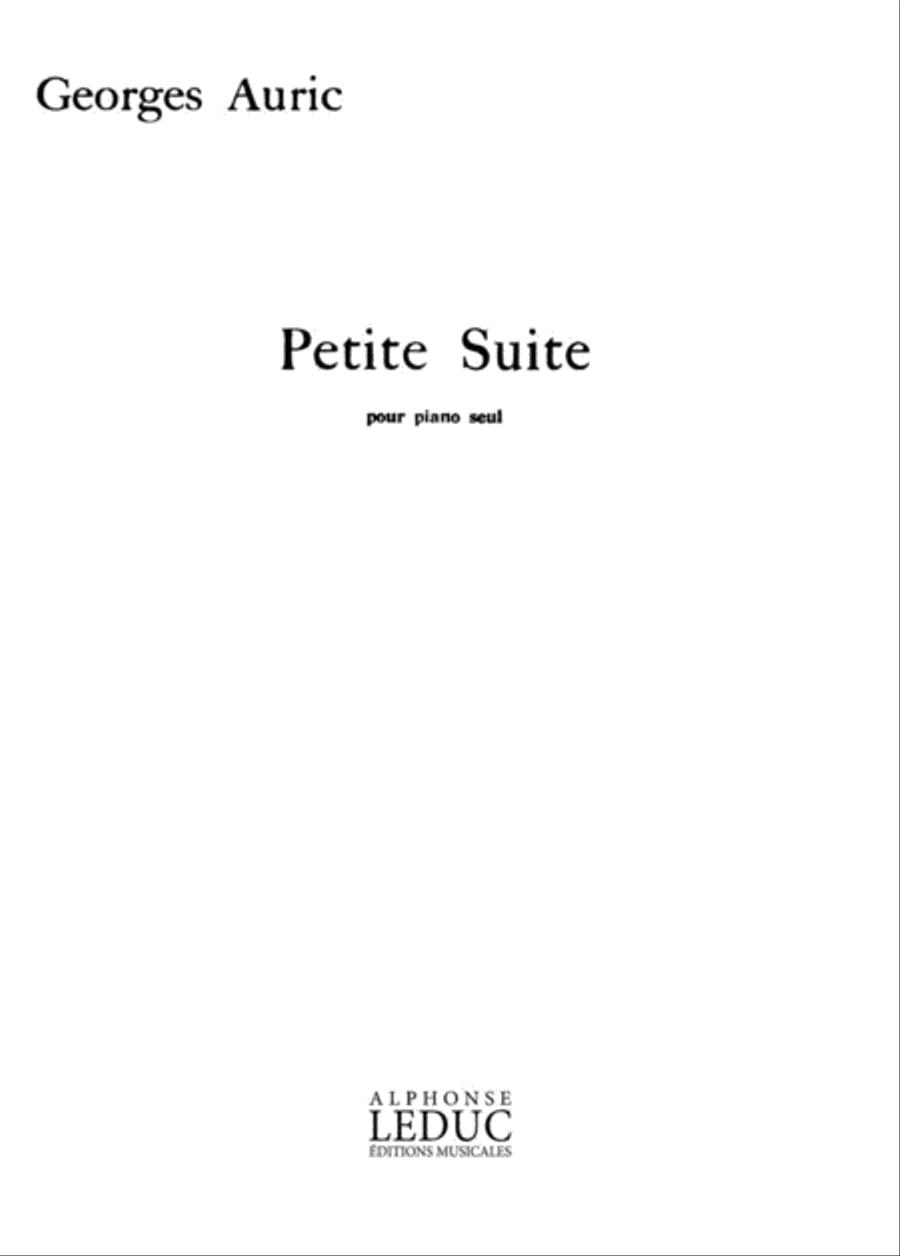 Petite Suite Petite Suite Piano Solo scores gallery preview page 1