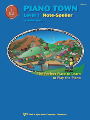 Book cover for Piano Town, Note-Speller, Level One
