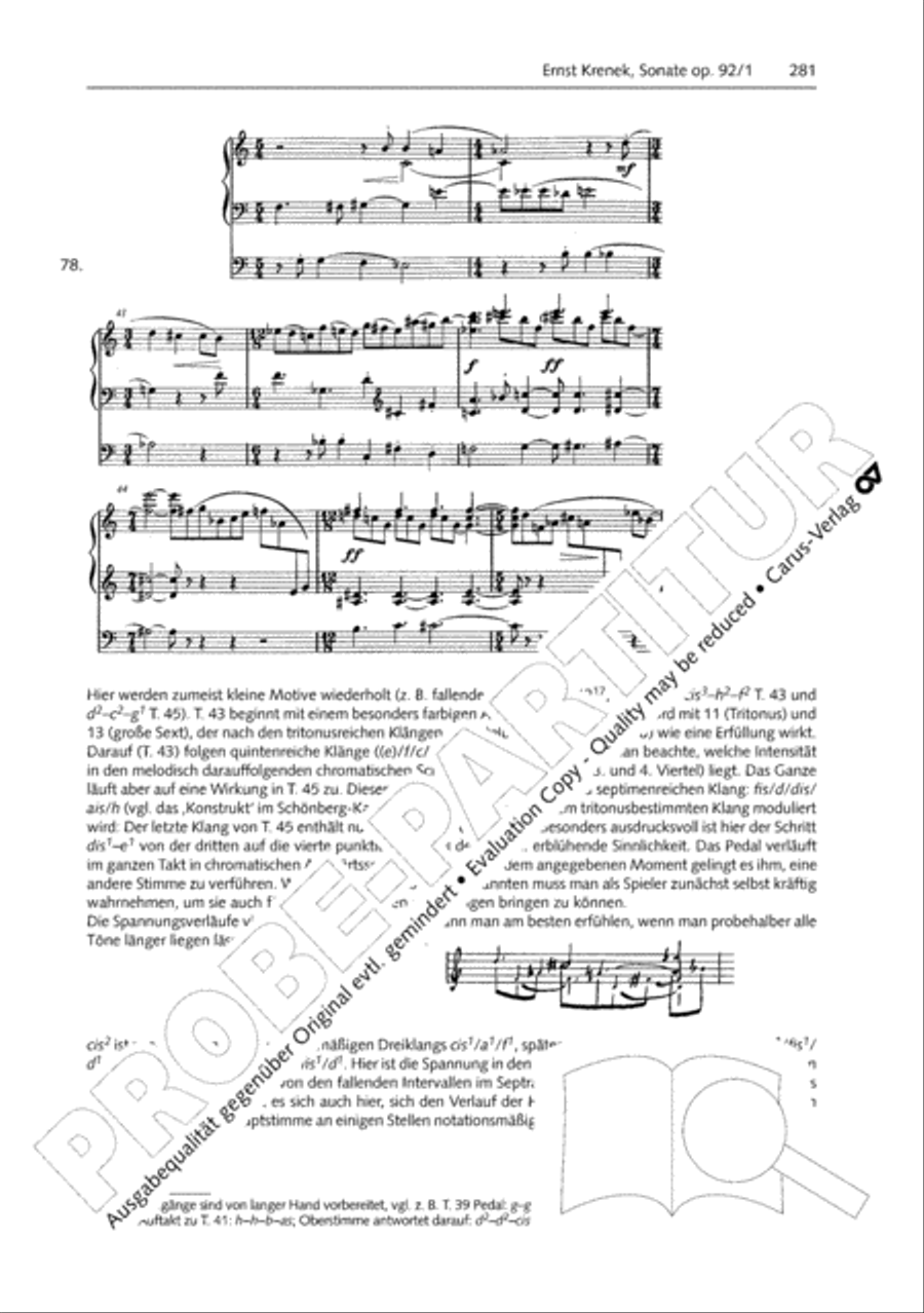 Orgelschule zur historischen Auffuhrungspraxis Organ Solo scores gallery preview page 282