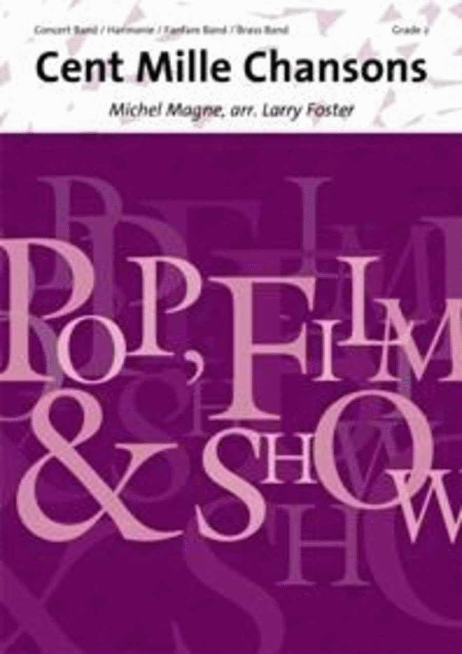 Cent Mille Chansons Cent Mille Chansons Brass Band scores gallery preview page 1