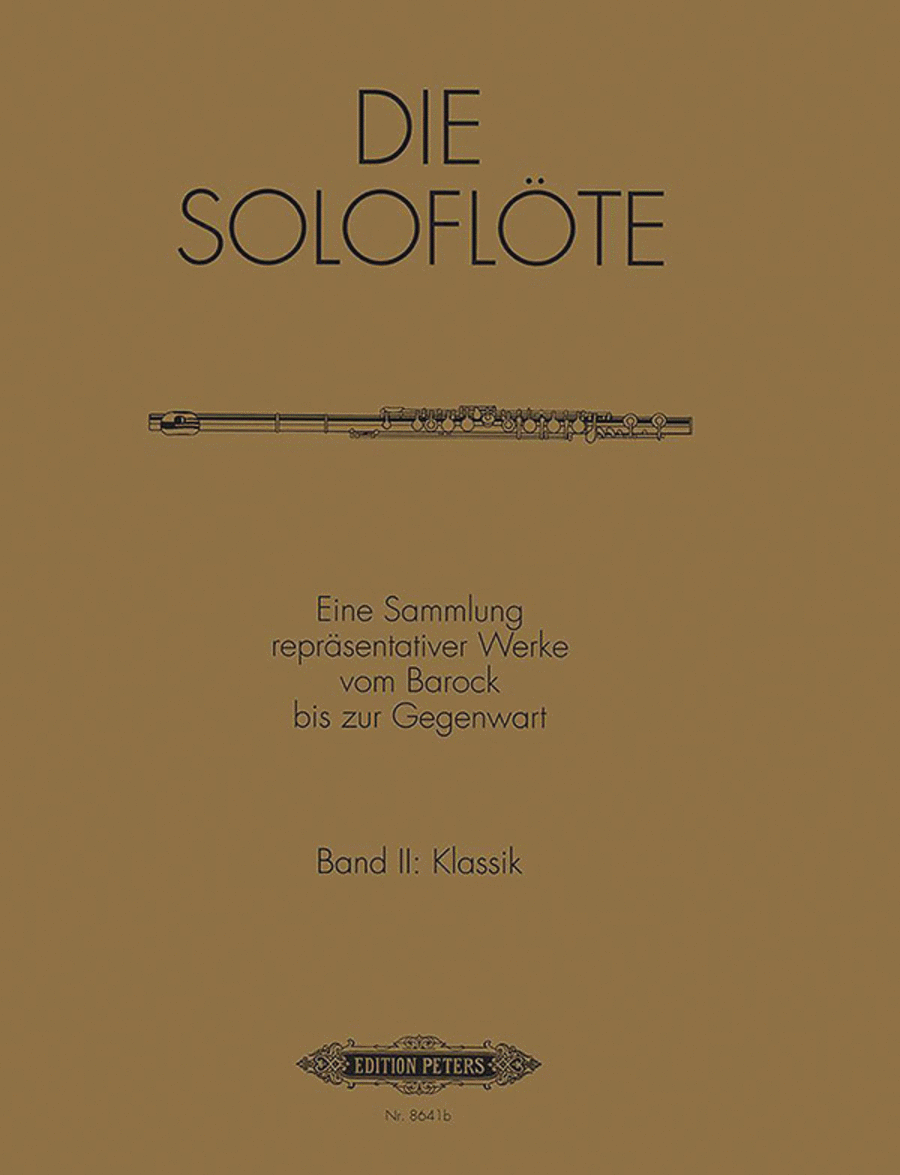The Solo Flute -- Selected Works from the Baroque to the 20th Century Flute Solo scores gallery preview page 1