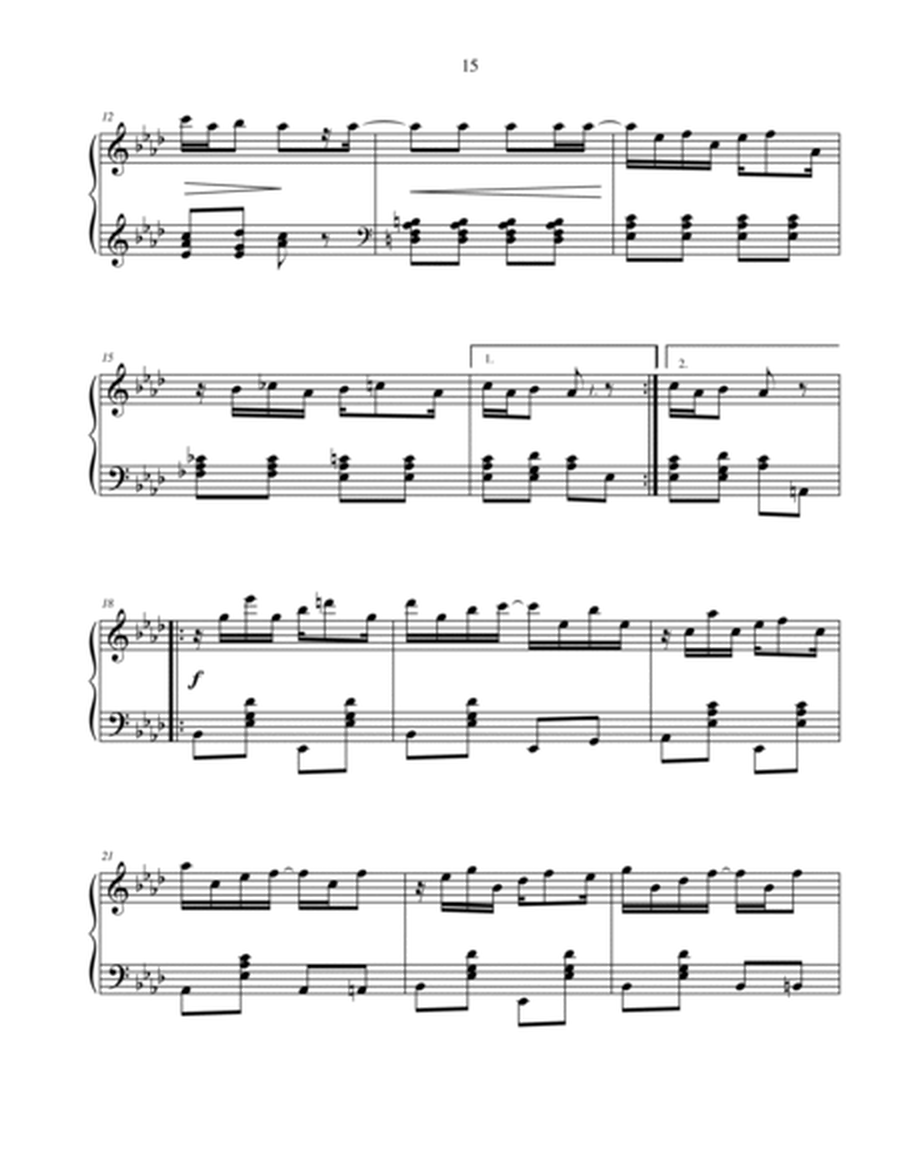Maple Leaf Rag - moderate level piano solo image number null