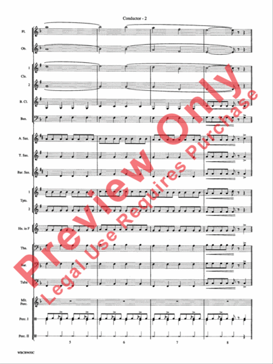 Lion Sleeps Tonight Concert Band scores gallery preview page 5