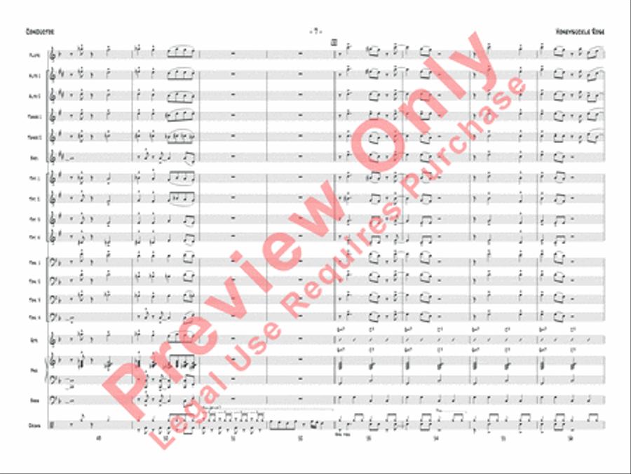 Honeysuckle Rose Jazz Ensemble scores gallery preview page 10